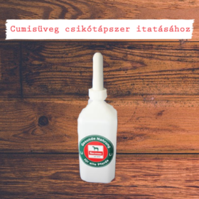 Cumisüveg csikótápszer itatásához